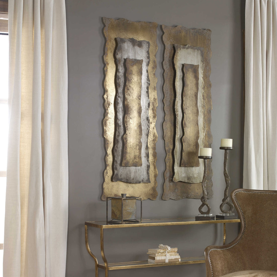 UTTERMOST Jaymes Oxidized Panel - Art