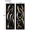 UTTERMOST BRUSHSTROKES METAL WALL ART - Art