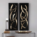 UTTERMOST BRUSHSTROKES METAL WALL ART - Art