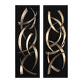 UTTERMOST Brushstrokes Metal Wall Art Set Of 2 - Art