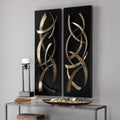 UTTERMOST Brushstrokes Metal Wall Art Set Of 2 - Art
