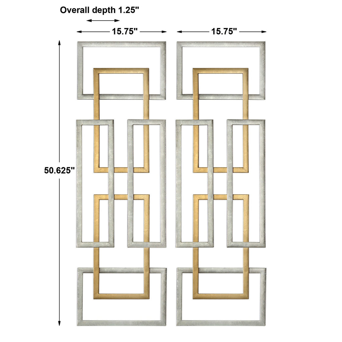 UTTERMOST AERIN GEOMETRIC WALL ART - Art