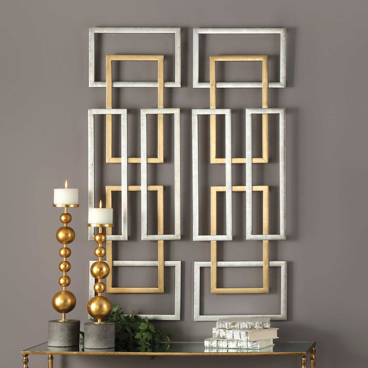 UTTERMOST AERIN GEOMETRIC WALL ART - Art