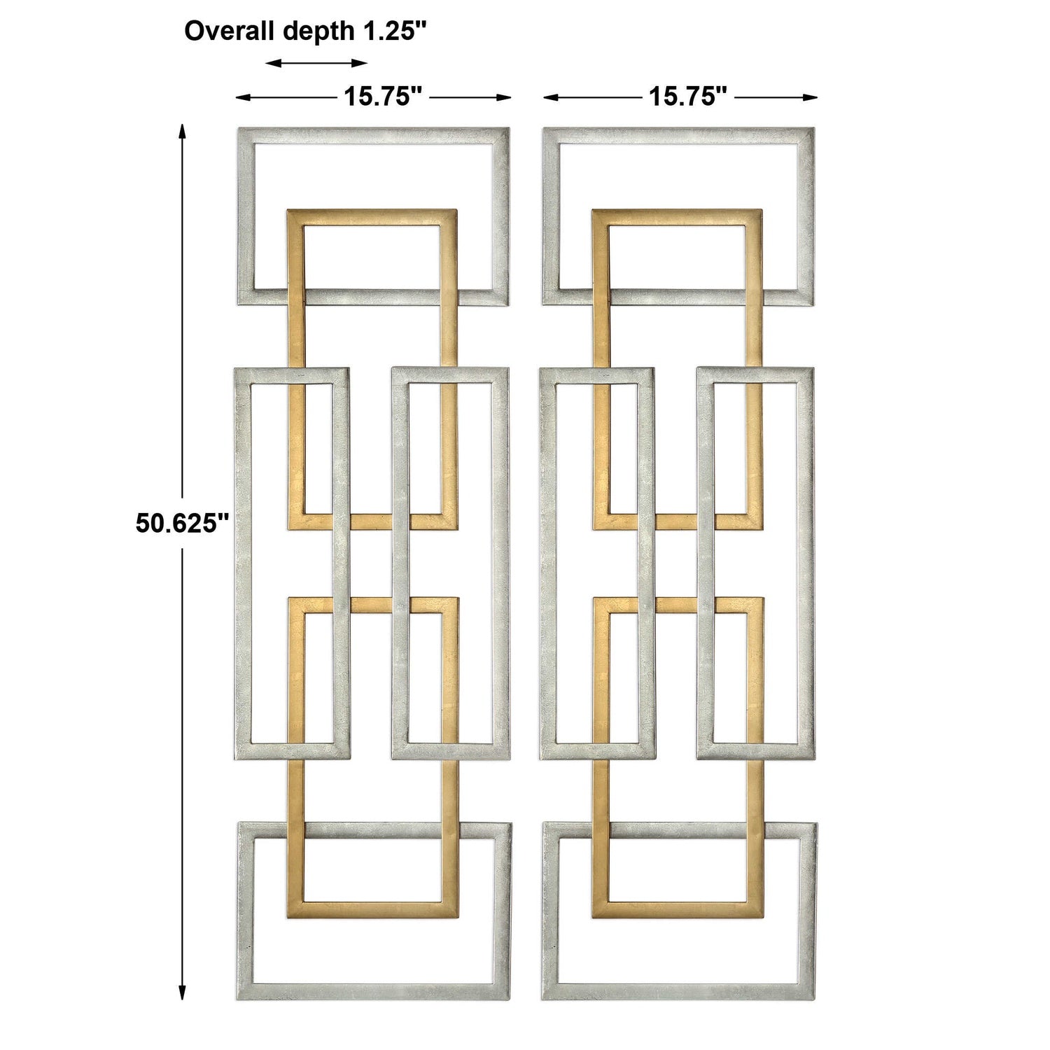 UTTERMOST Aerin Geometric Wall Art Set Of 2 - Art