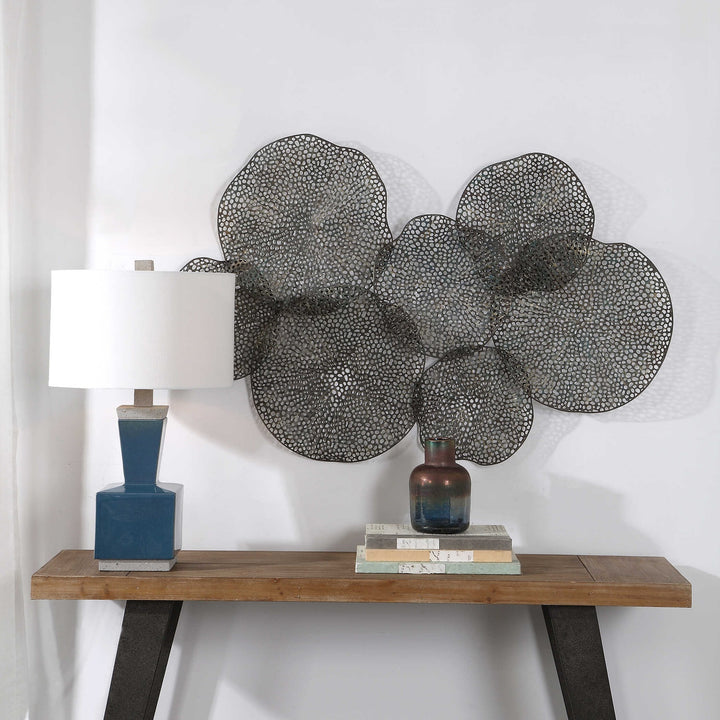 UTTERMOST Ripley Metal Leaf Wall Art - Art