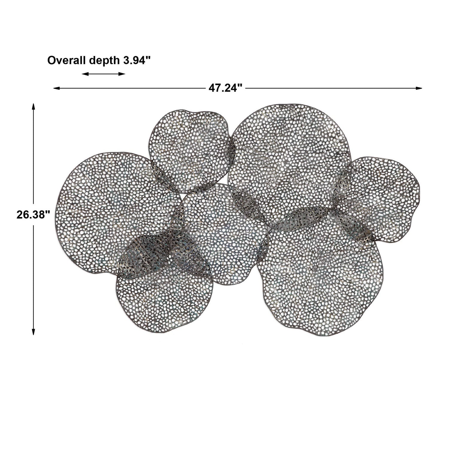 UTTERMOST RIPLEY METAL LEAF WALL ART - Art