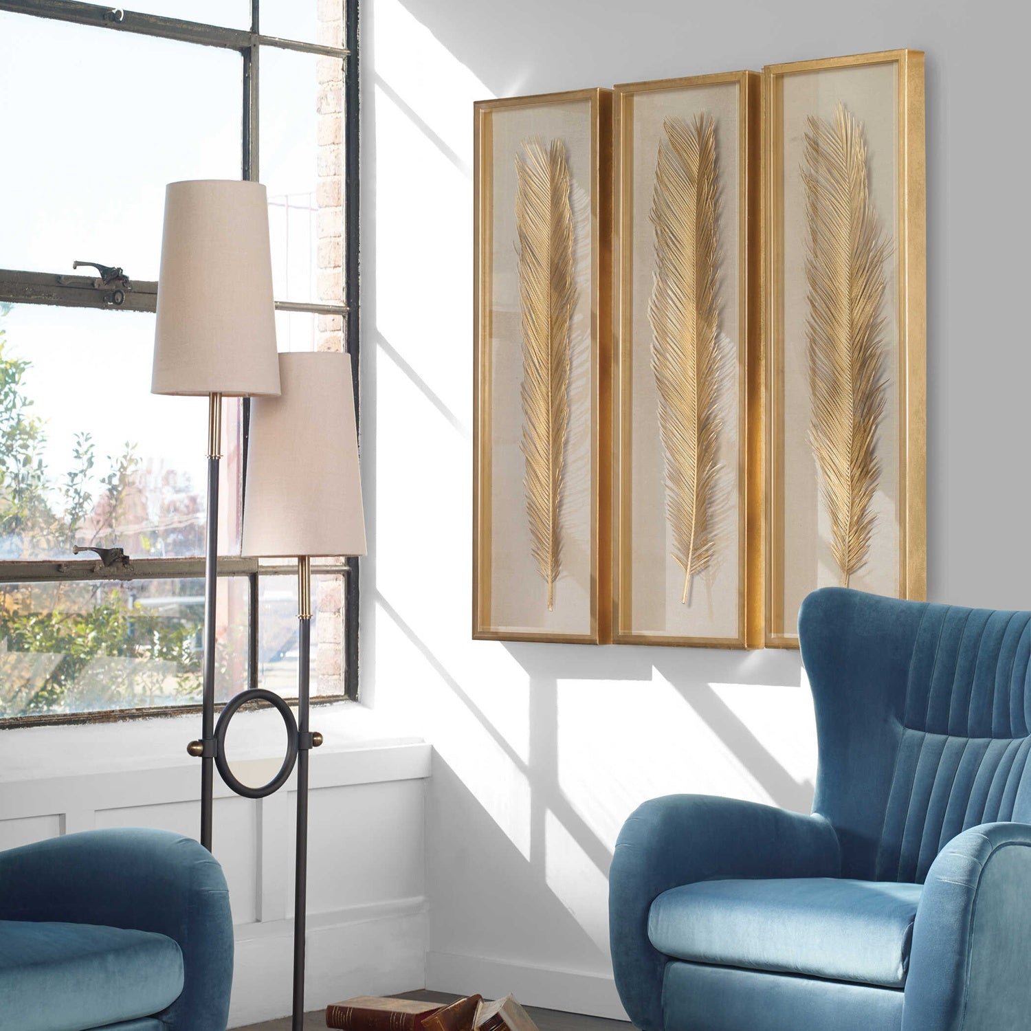 UTTERMOST PALMA LEAF SHADOW BOX - Art