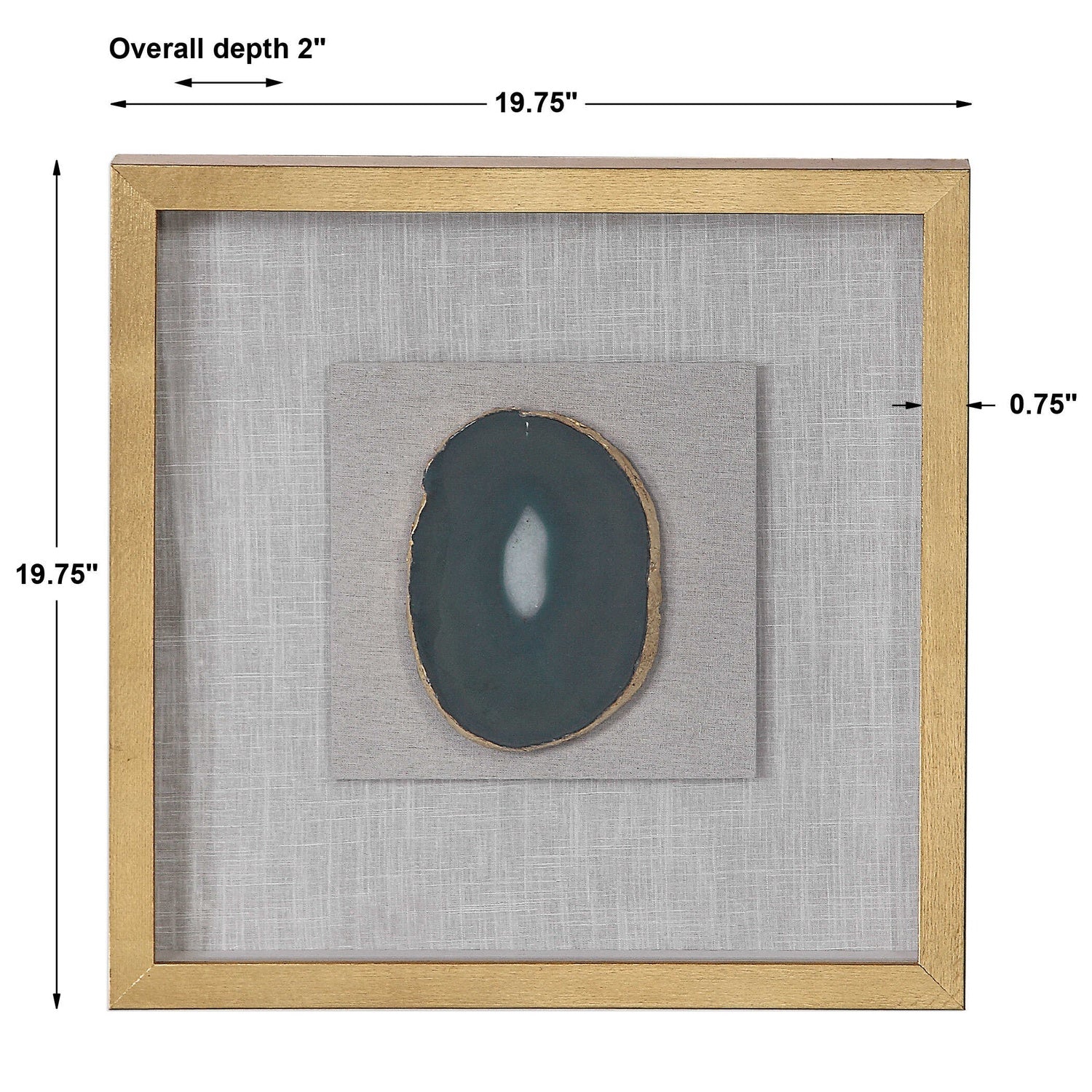 UTTERMOST KEEVA AGATE SHADOW BOX - Art