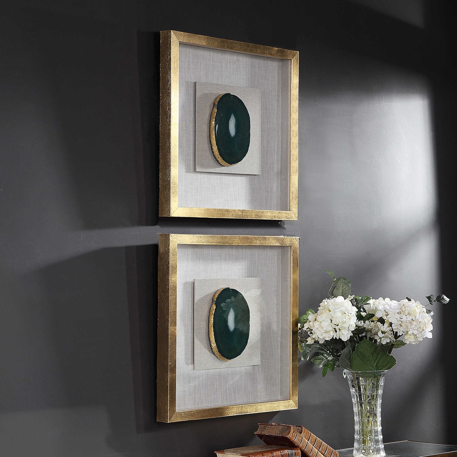 UTTERMOST Keeva Agate Shadow Box - Art