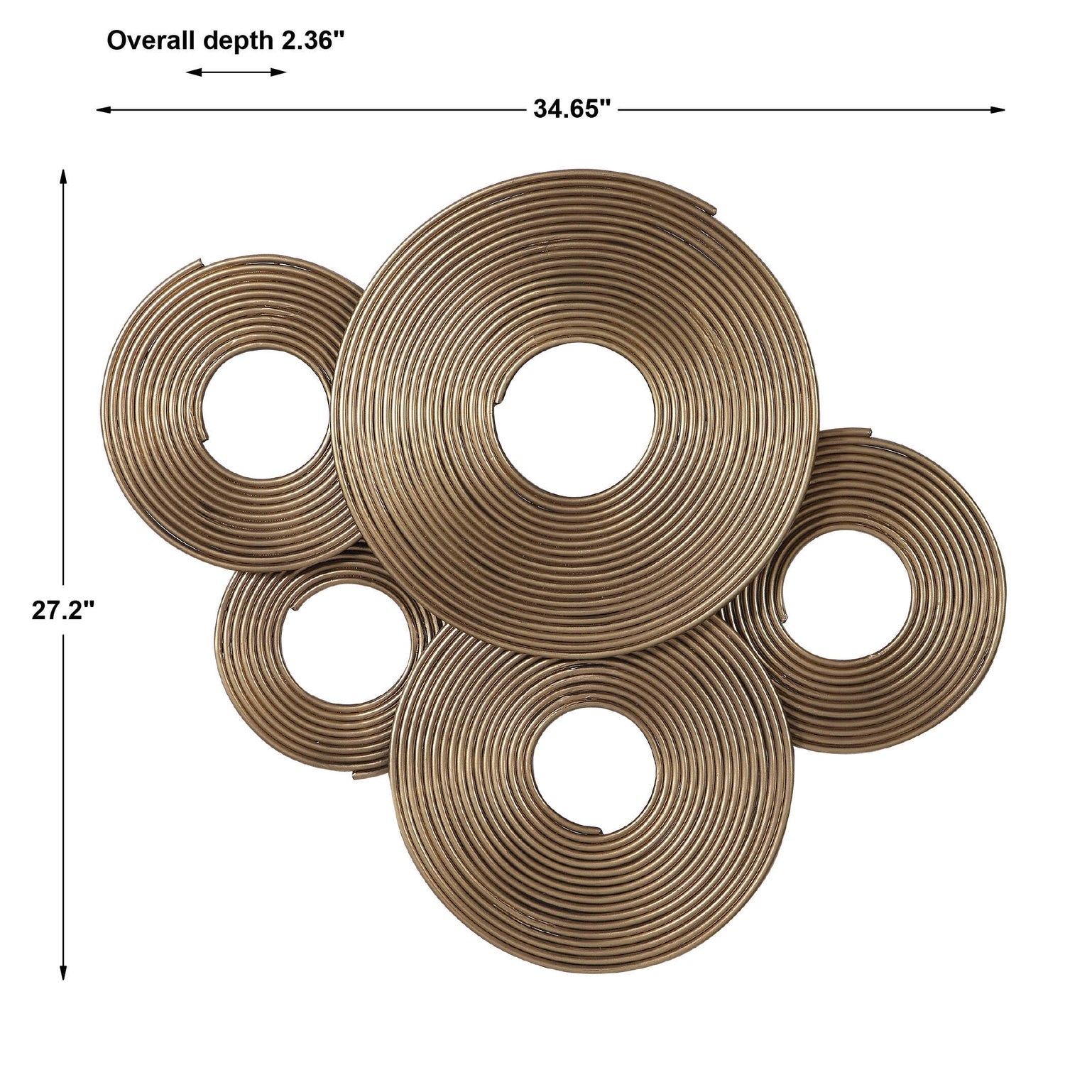 UTTERMOST AHMET RINGS WALL DECOR - Art