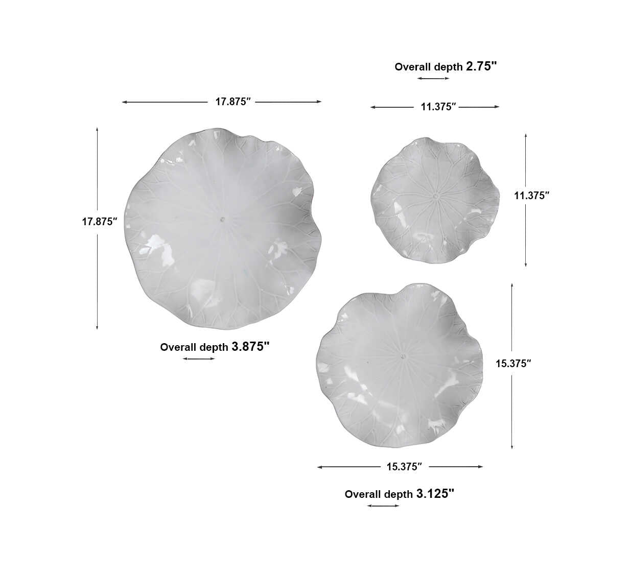 UTTERMOST Abella Wall Decor Set Of 3 - Art