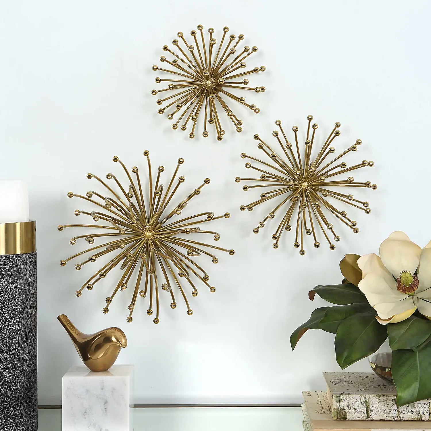 UTTERMOST Aga Metal Wall Decor Set Of 3 - Art