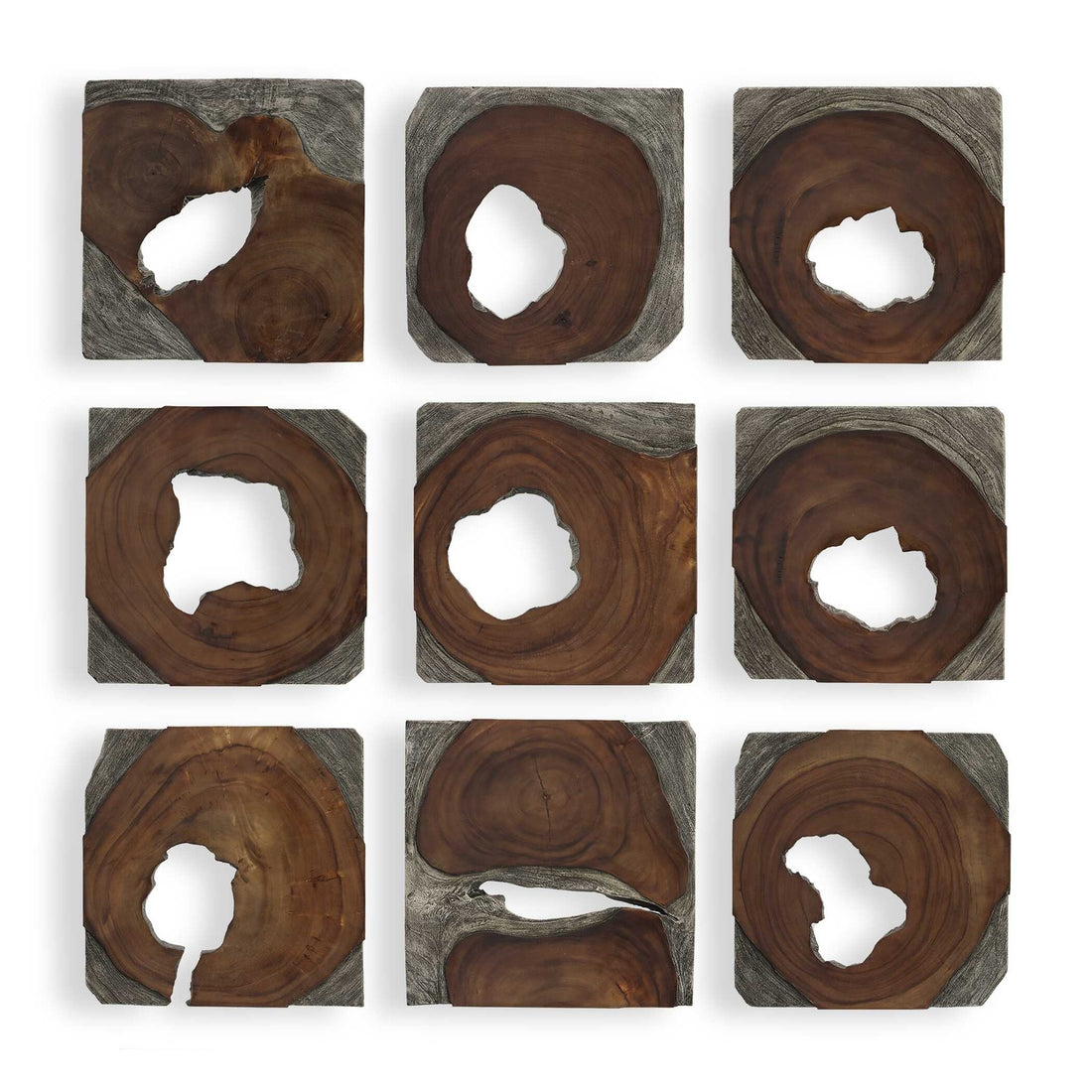UTTERMOST Jungle Paneled Wall Art Set Of 9 - Art