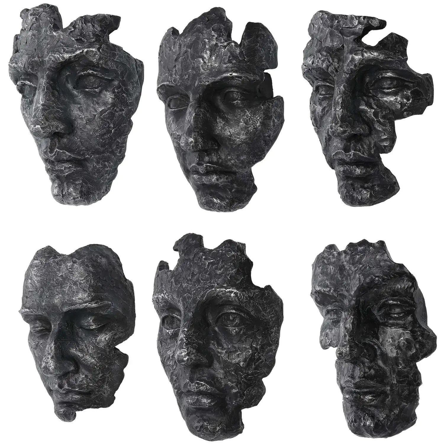 UTTERMOST Self-Portrait Metallic Wall Decor Set Of 6 - Art