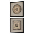 UTTERMOST INTERTWINE KNIT PAPER SHADOW BOX - Art