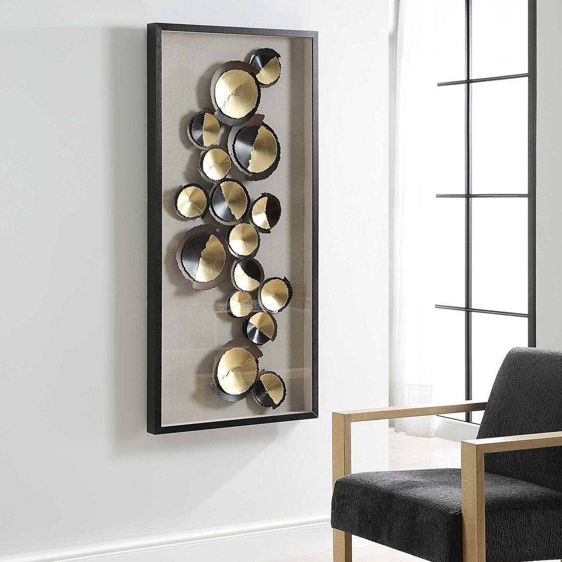 UTTERMOST Hour Shadow Box - Art