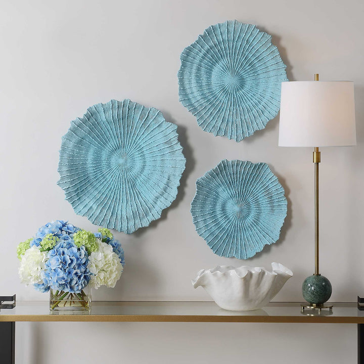 UTTERMOST Ocean Gems Wall Decor Set Of 3 - Art
