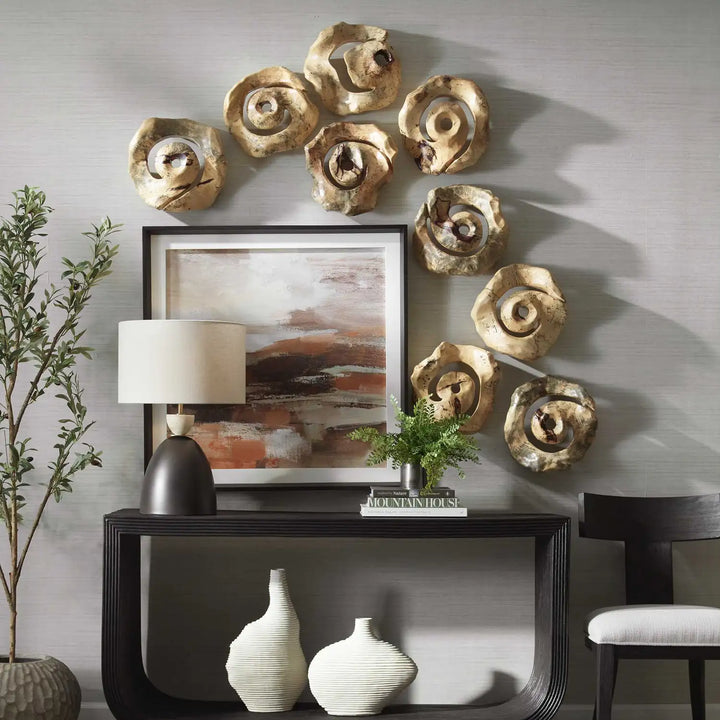 UTTERMOST Corkscrew Wall Decor Set Of 9 - Art