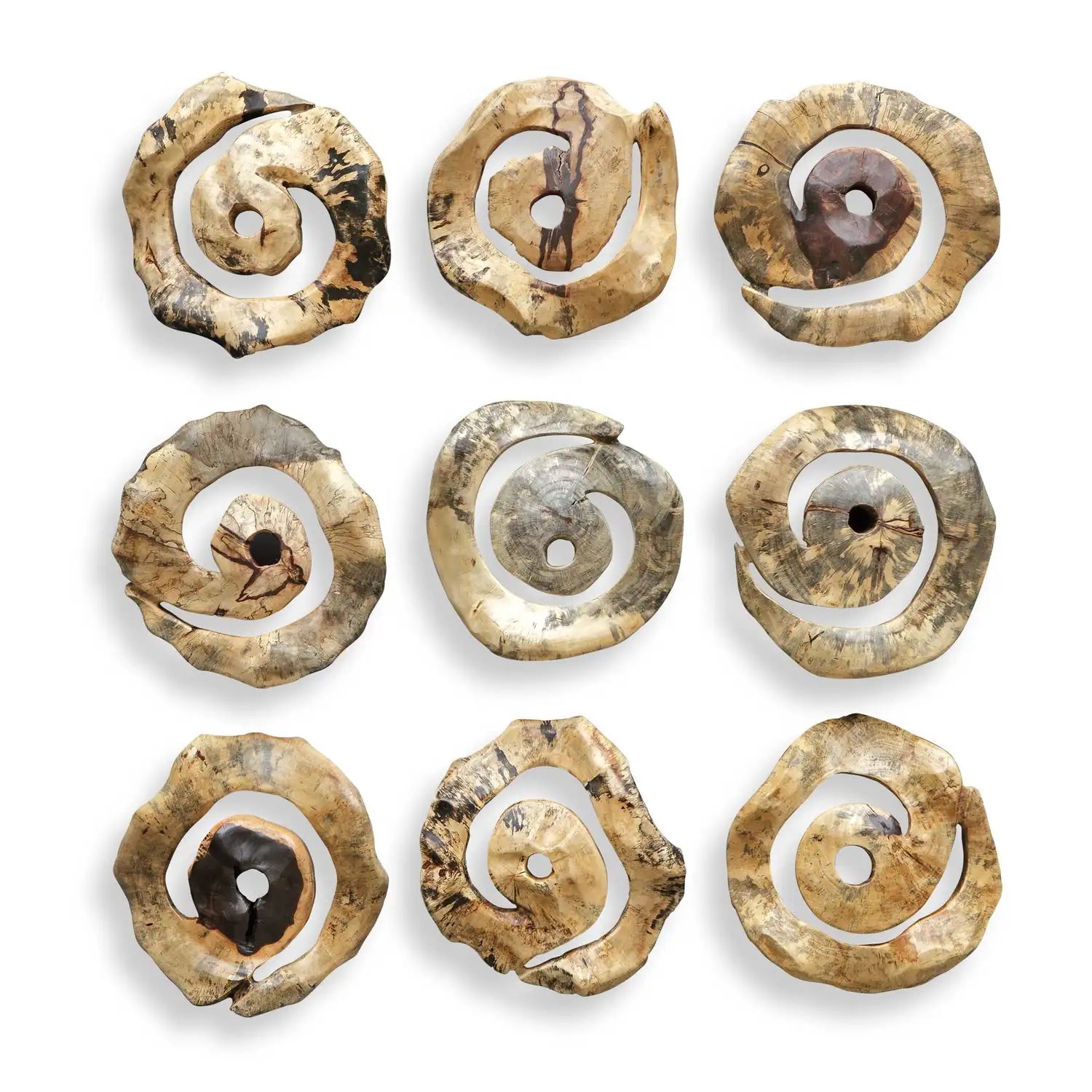 UTTERMOST Corkscrew Wall Decor Set Of 9 - Art