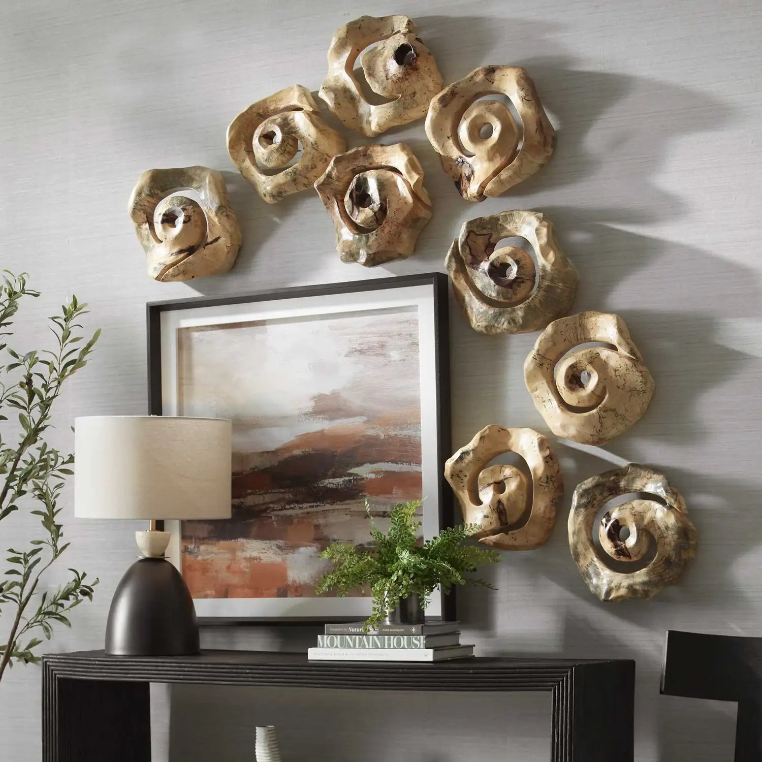 UTTERMOST Corkscrew Wall Decor Set Of 9 - Art