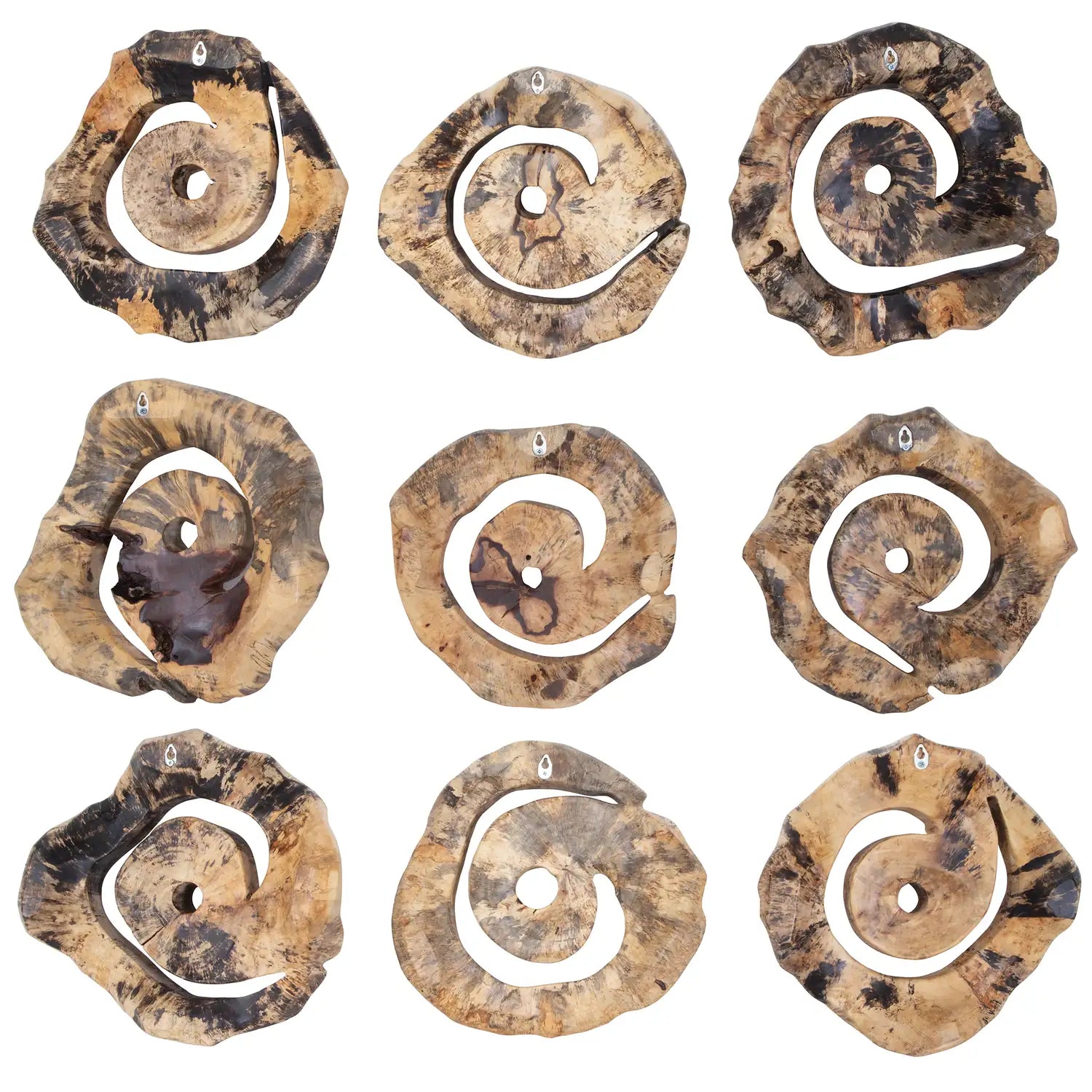 UTTERMOST Corkscrew Wall Decor Set Of 9 - Art