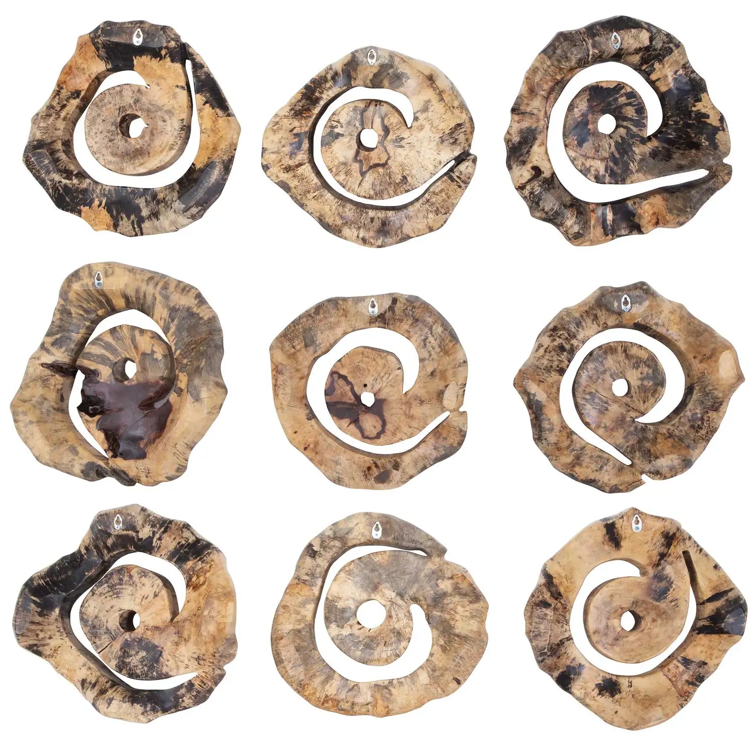 UTTERMOST Corkscrew Wall Decor Set Of 9 - Art
