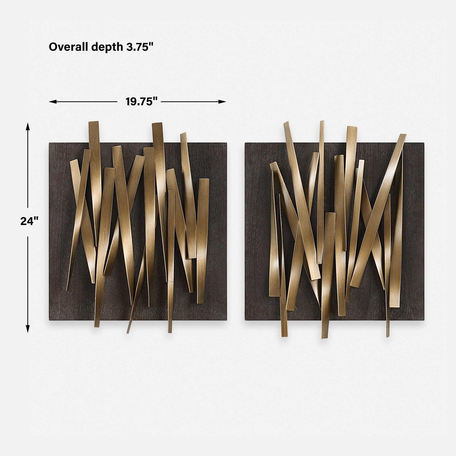 UTTERMOST CROSSHATCH METAL WALL DECOR - Art
