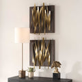 UTTERMOST Crosshatch Metal Wall Decor Set Of 2 - Art