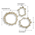 UTTERMOST Ripple Effect Wall Art Set Of 3 - Art