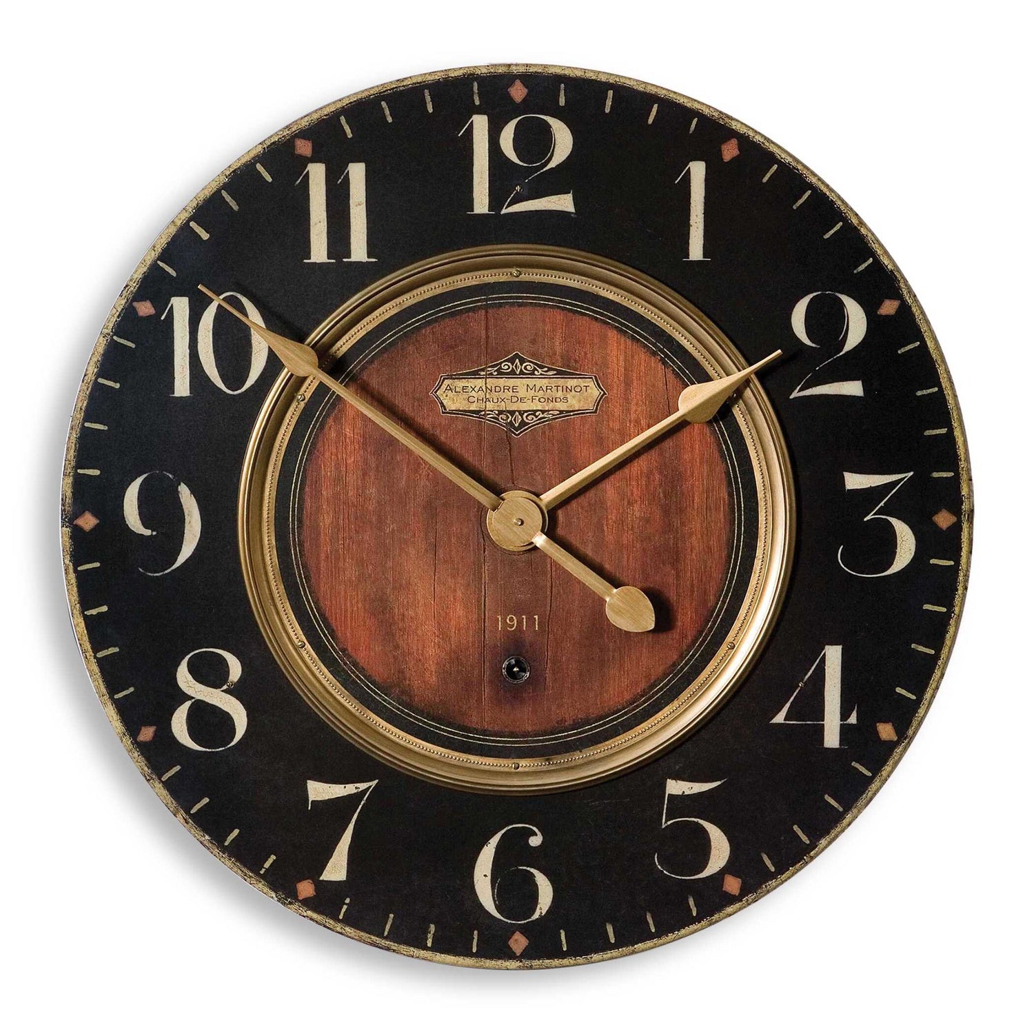 UTTERMOST ALEXANDRE MARTINOT CLOCK - Decorative Accents
