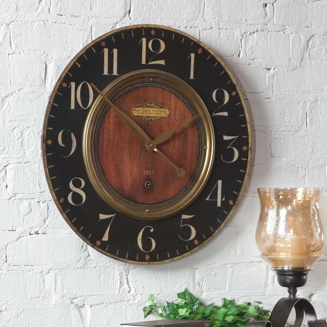 UTTERMOST ALEXANDRE MARTINOT CLOCK - Decorative Accents