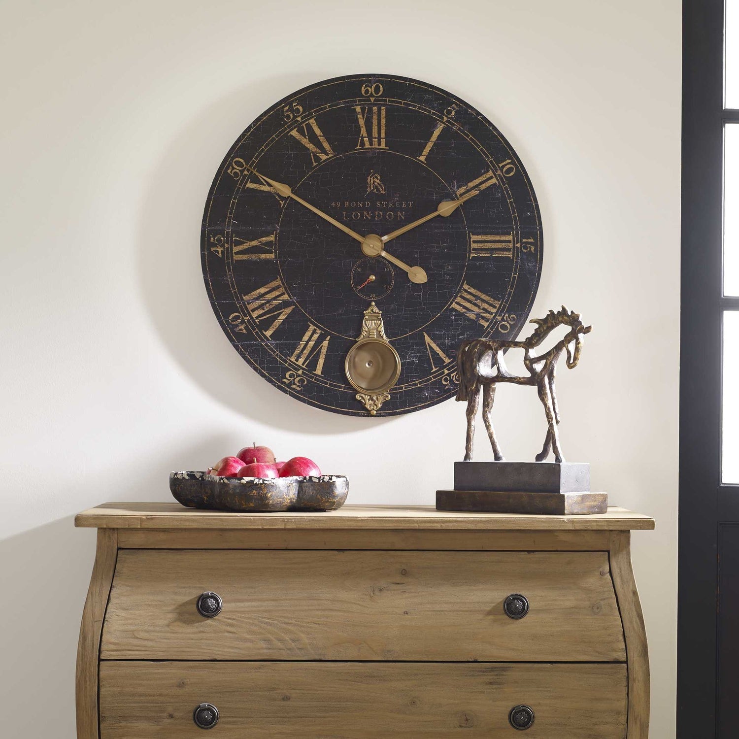 UTTERMOST Bond Street Wall Clock - Decorative Accents