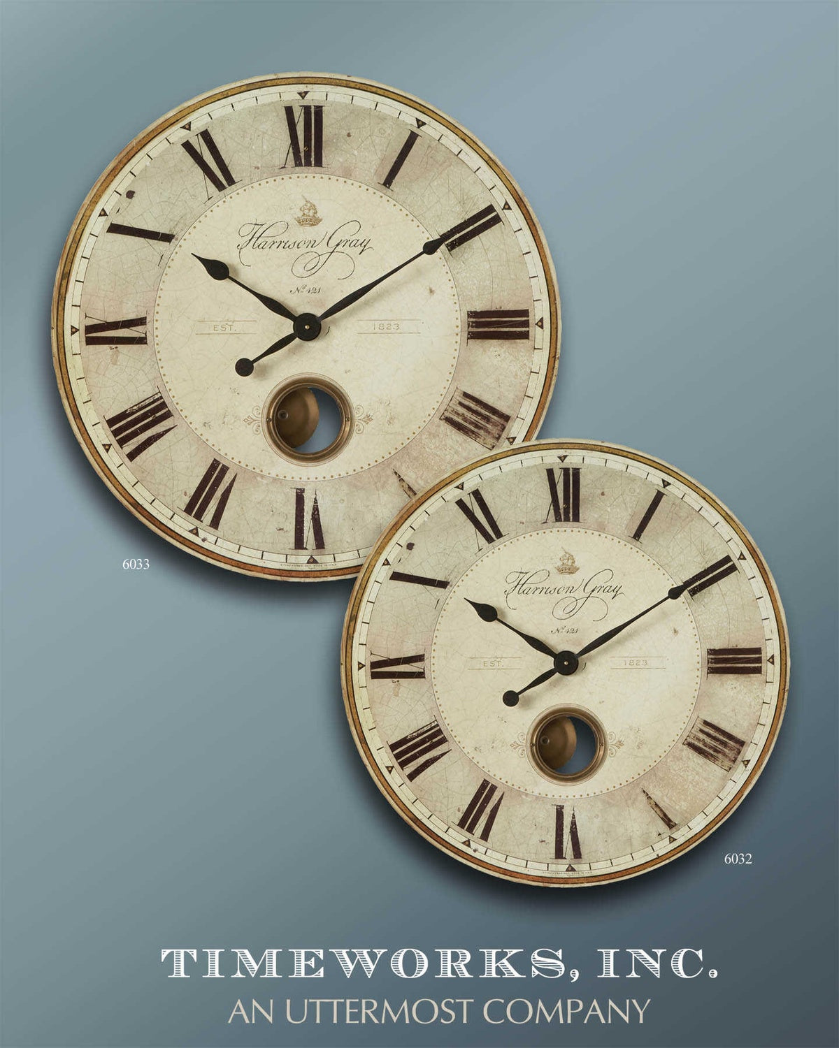 UTTERMOST HARRISON CLOCK - Decorative Accents