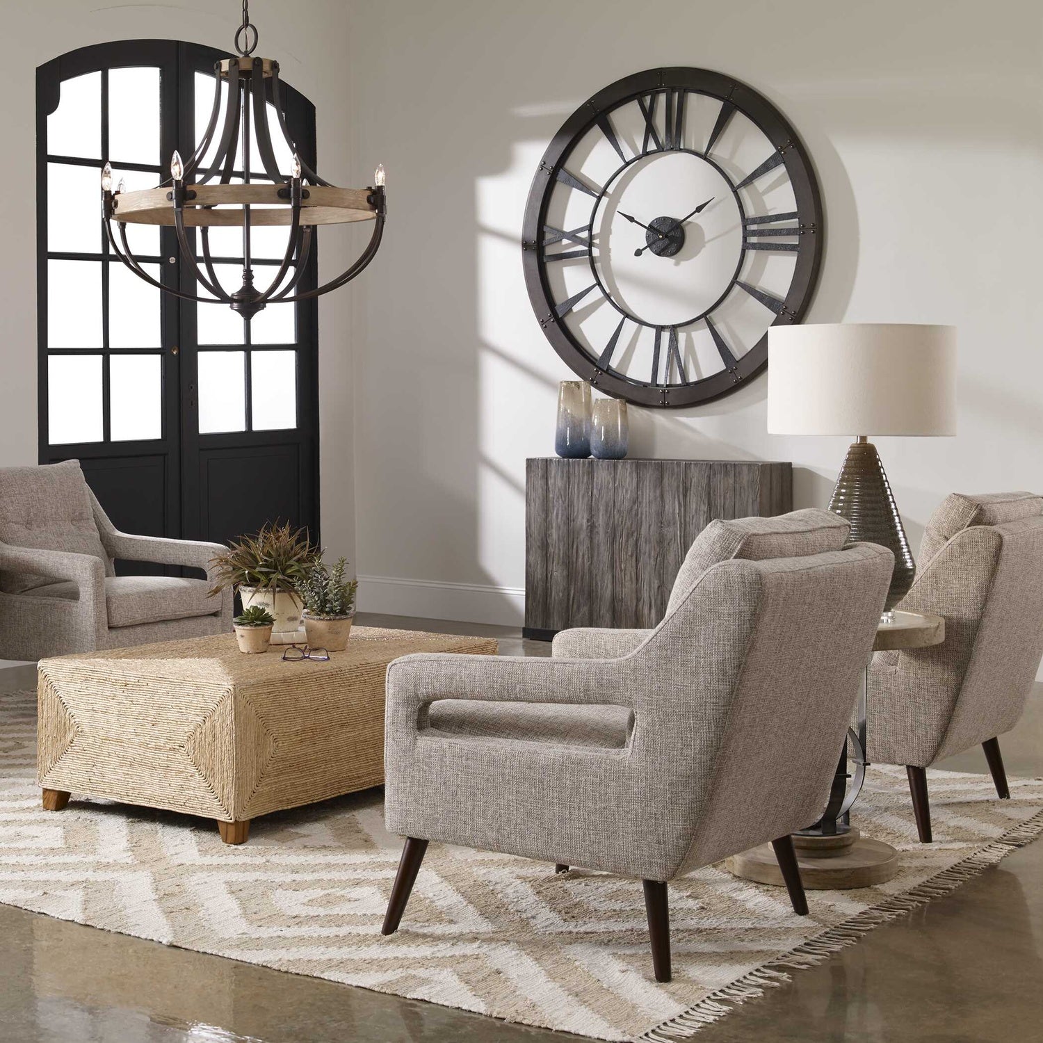 UTTERMOST Ronan Wall Clock - Decorative Accents