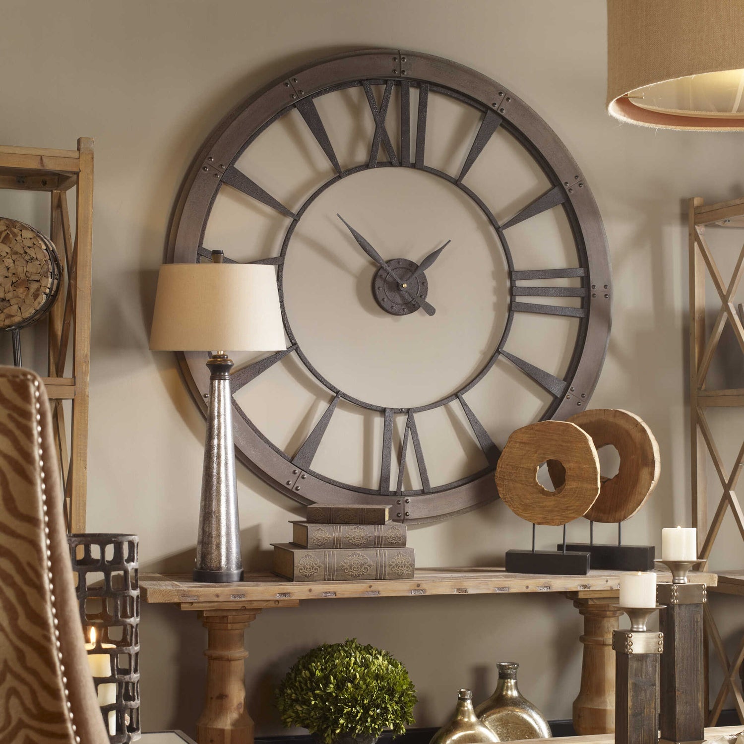 UTTERMOST Ronan Wall Clock - Decorative Accents