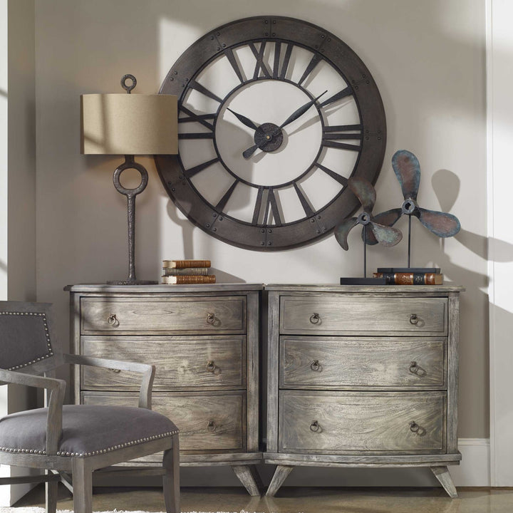UTTERMOST Ronan Wall Clock - Decorative Accents