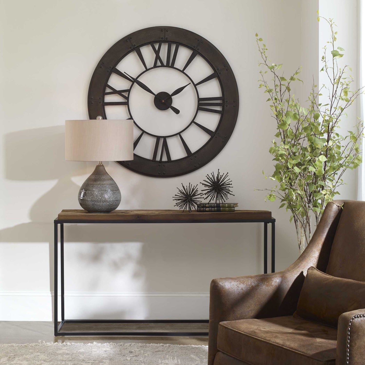 UTTERMOST Ronan Wall Clock - Decorative Accents