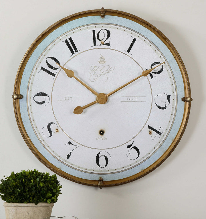UTTERMOST TORRIANA WALL CLOCK - Decorative Accents