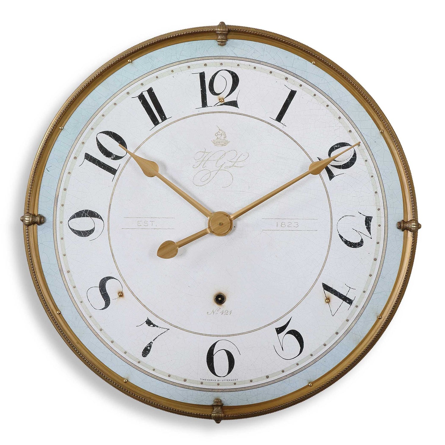 UTTERMOST TORRIANA WALL CLOCK - Decorative Accents