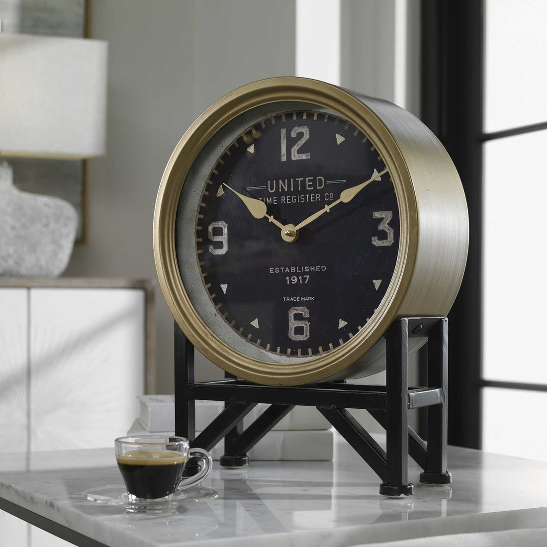 UTTERMOST SHYAM TABLE CLOCKS - Decorative Accents