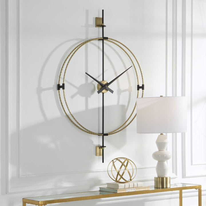 UTTERMOST Time Flies Modern Wall Clock - Decorative Accents