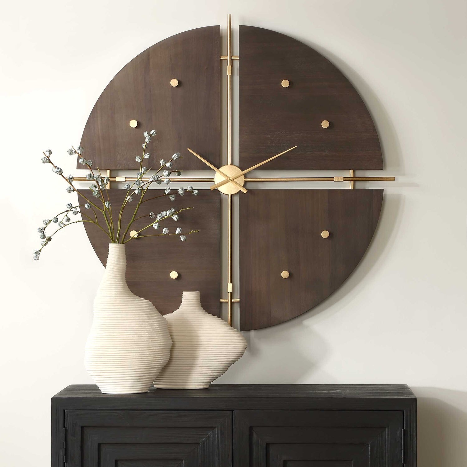 UTTERMOST ELEGANCE WALL CLOCK - Decorative Accents