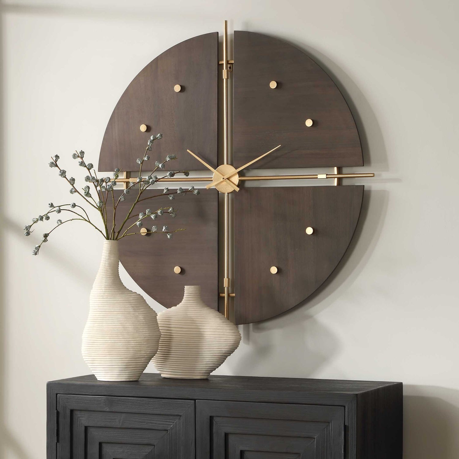 UTTERMOST Elegance Wall Clock - Decorative Accents