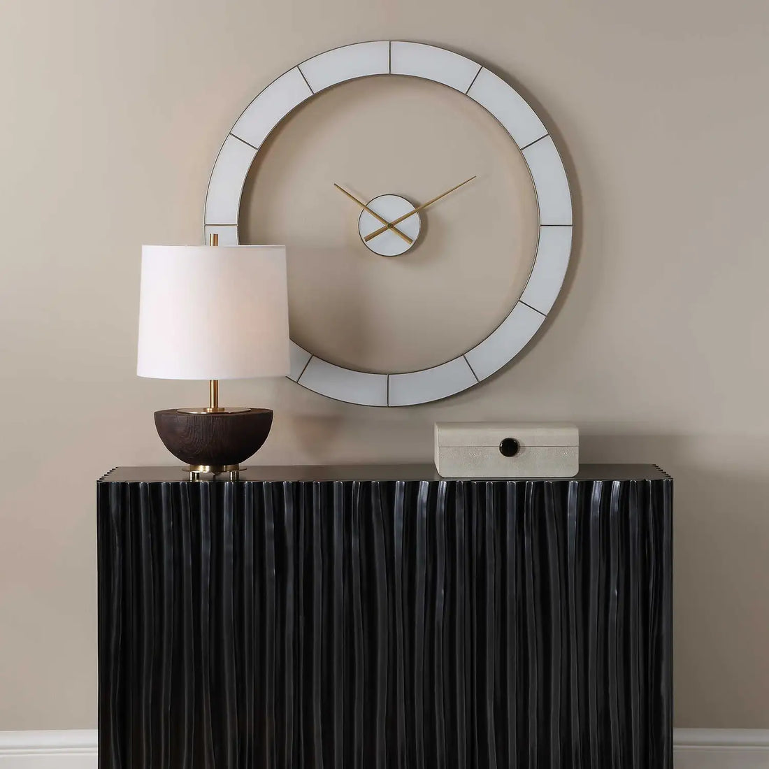 UTTERMOST Halo Minimalist Wall Clock - Decorative Accents