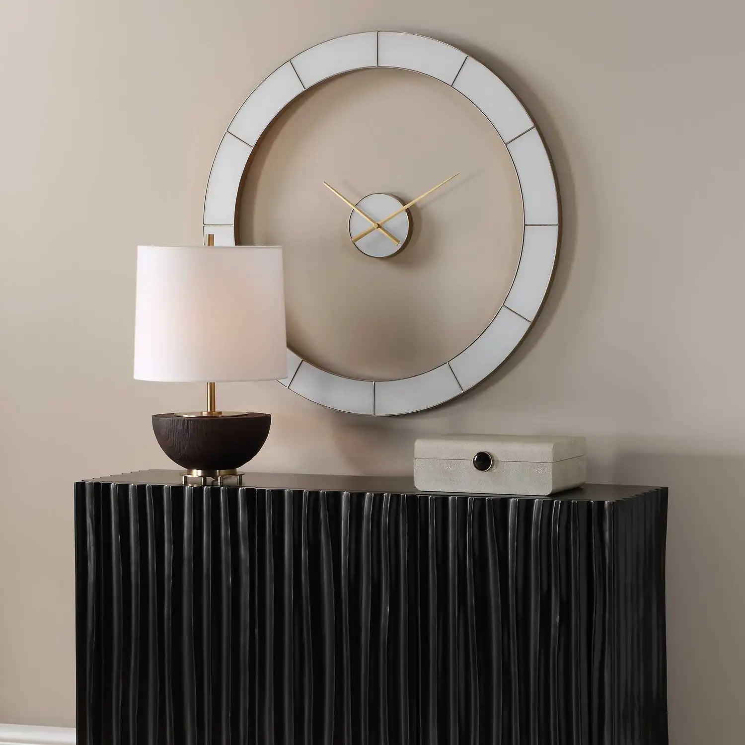 UTTERMOST Halo Minimalist Wall Clock - Decorative Accents