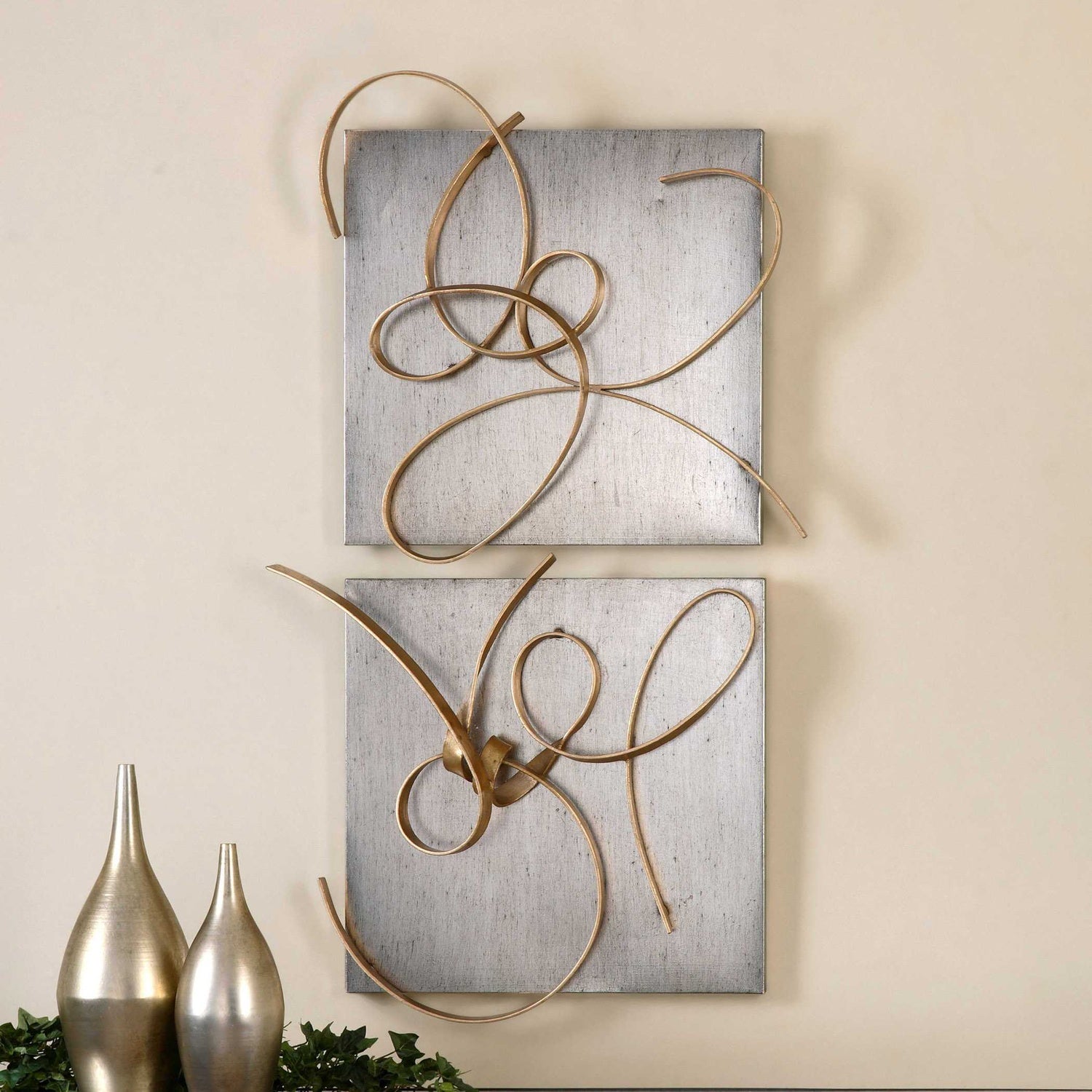 UTTERMOST Harmony Metal Wall Art Set Of 2 - Art