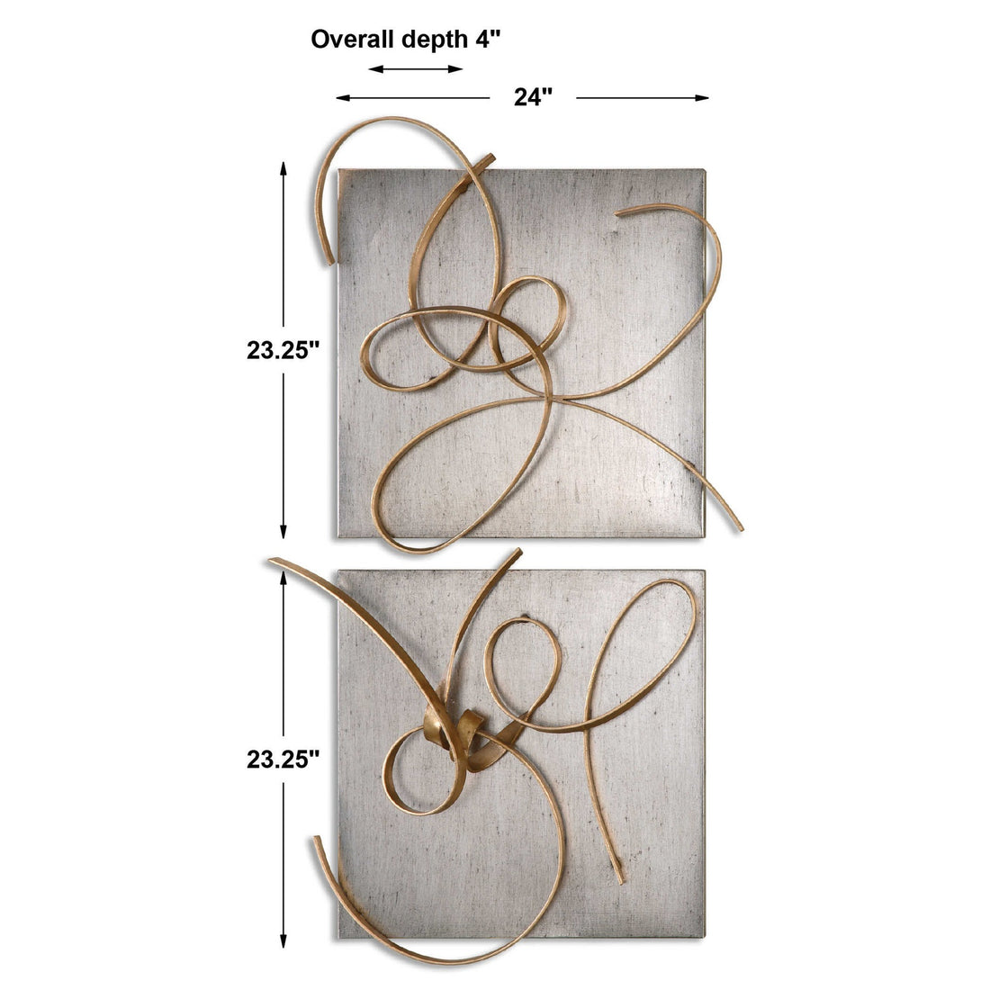 UTTERMOST Harmony Metal Wall Art Set Of 2 - Art