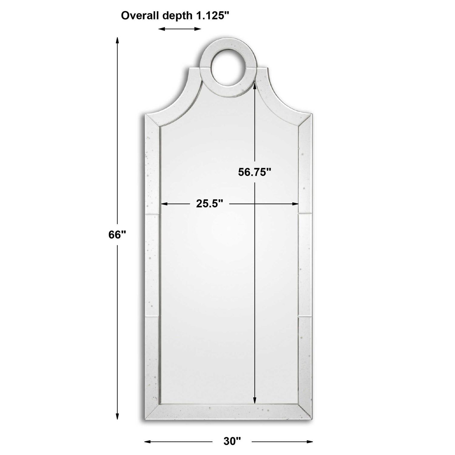 UTTERMOST Acacius Arched Mirror - Mirrors