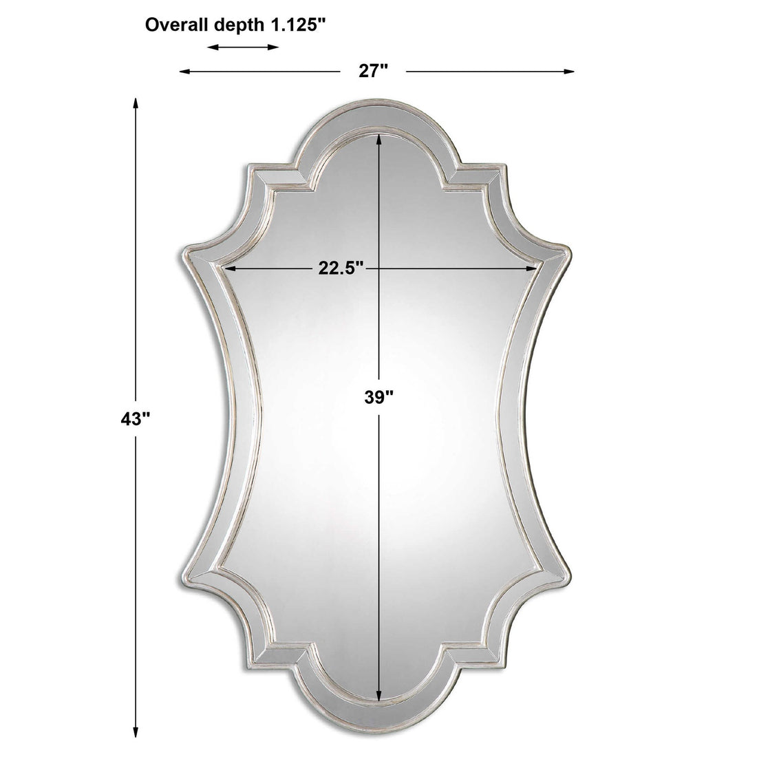 UTTERMOST ELARA ANTIQUED WALL MIRROR - Mirrors
