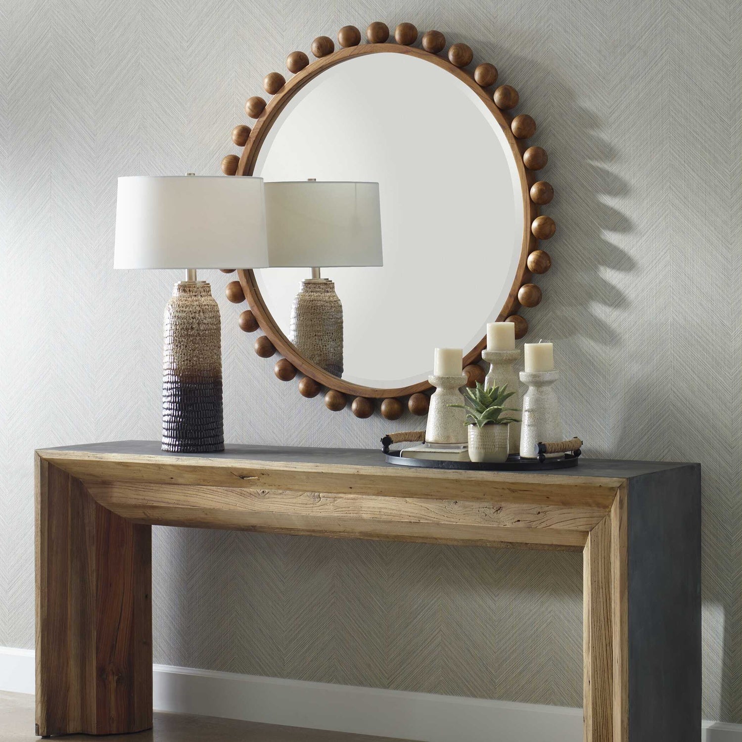 UTTERMOST Cyra Beaded Mirror - Mirrors